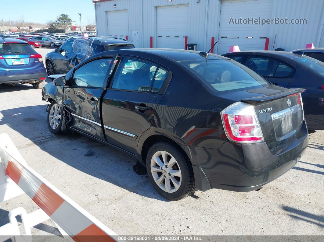 2012 Nissan Sentra 2.0 Sl Black vin: 3N1AB6AP5CL614839