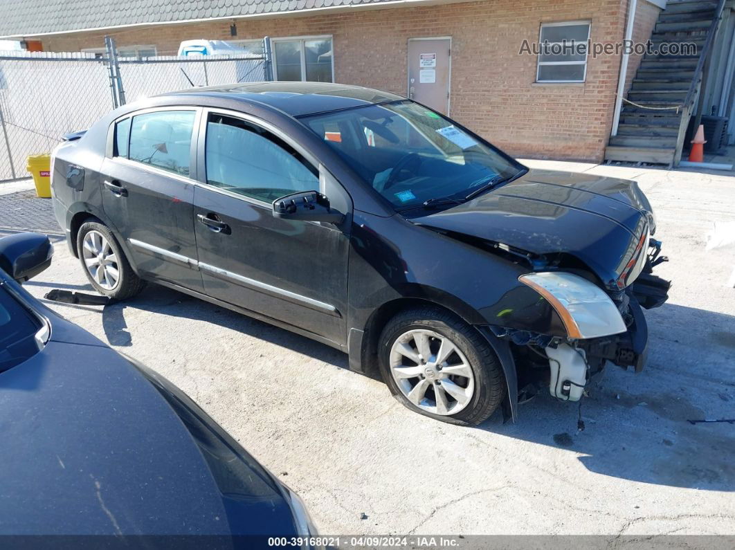 2012 Nissan Sentra 2.0 Sl Black vin: 3N1AB6AP5CL614839