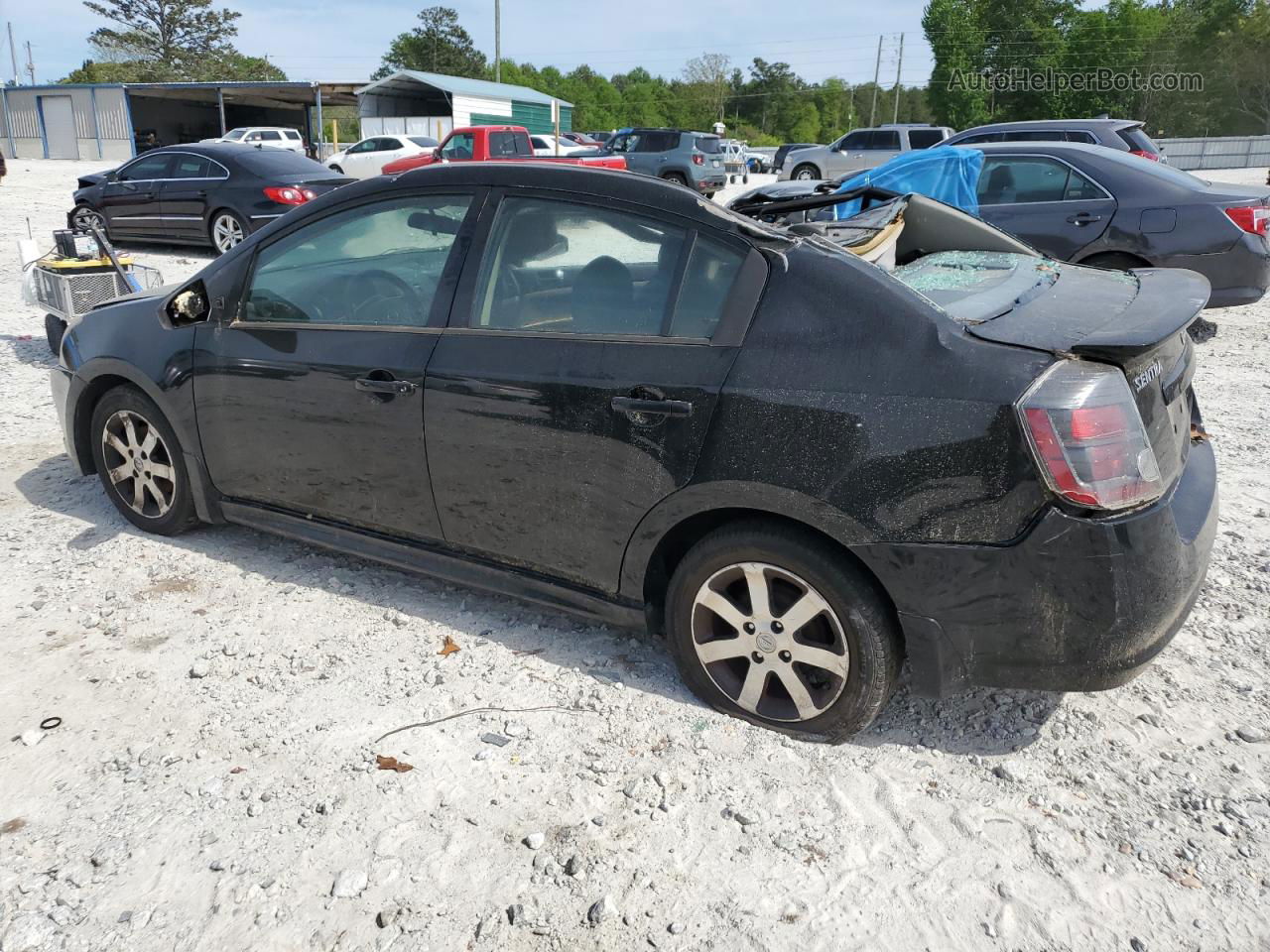 2012 Nissan Sentra 2.0 Black vin: 3N1AB6AP5CL618762