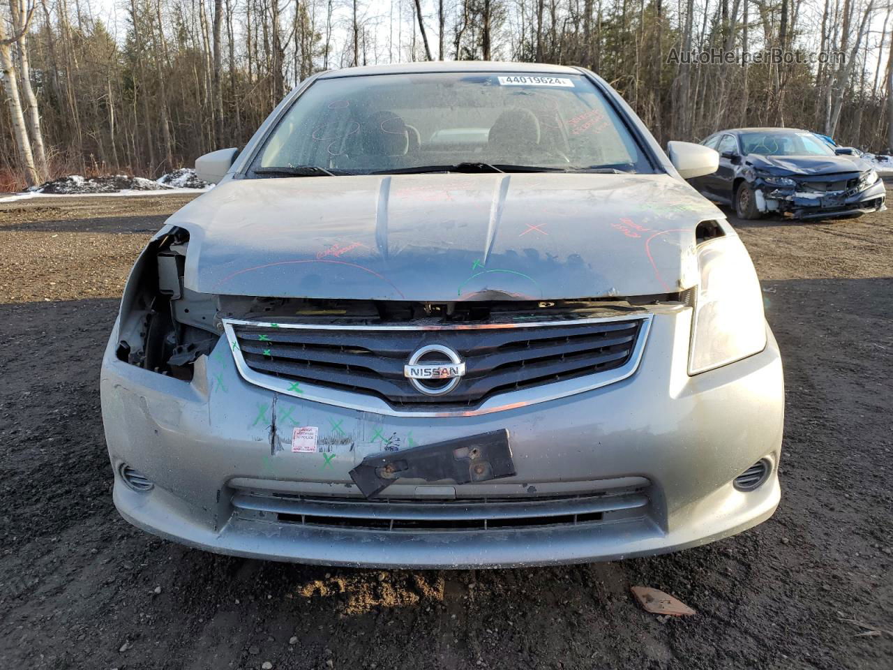 2012 Nissan Sentra 2.0 Silver vin: 3N1AB6AP5CL623525