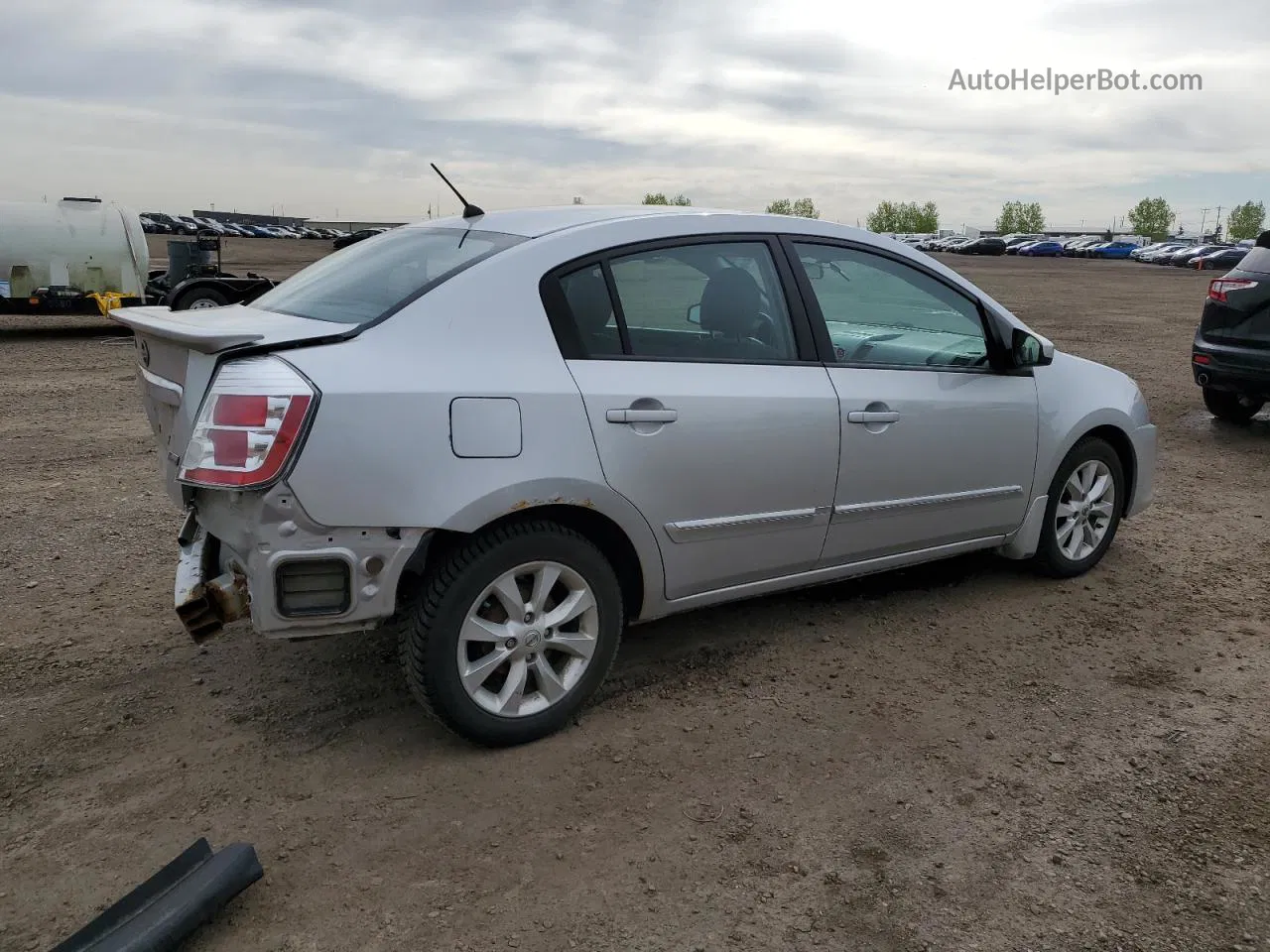 2012 Nissan Sentra 2.0 Silver vin: 3N1AB6AP5CL664589