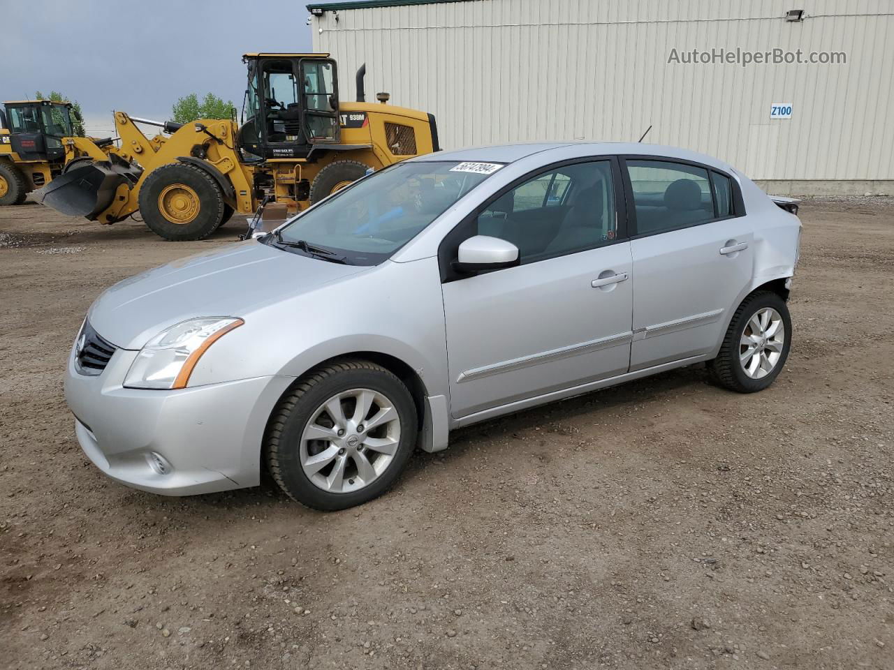 2012 Nissan Sentra 2.0 Silver vin: 3N1AB6AP5CL664589