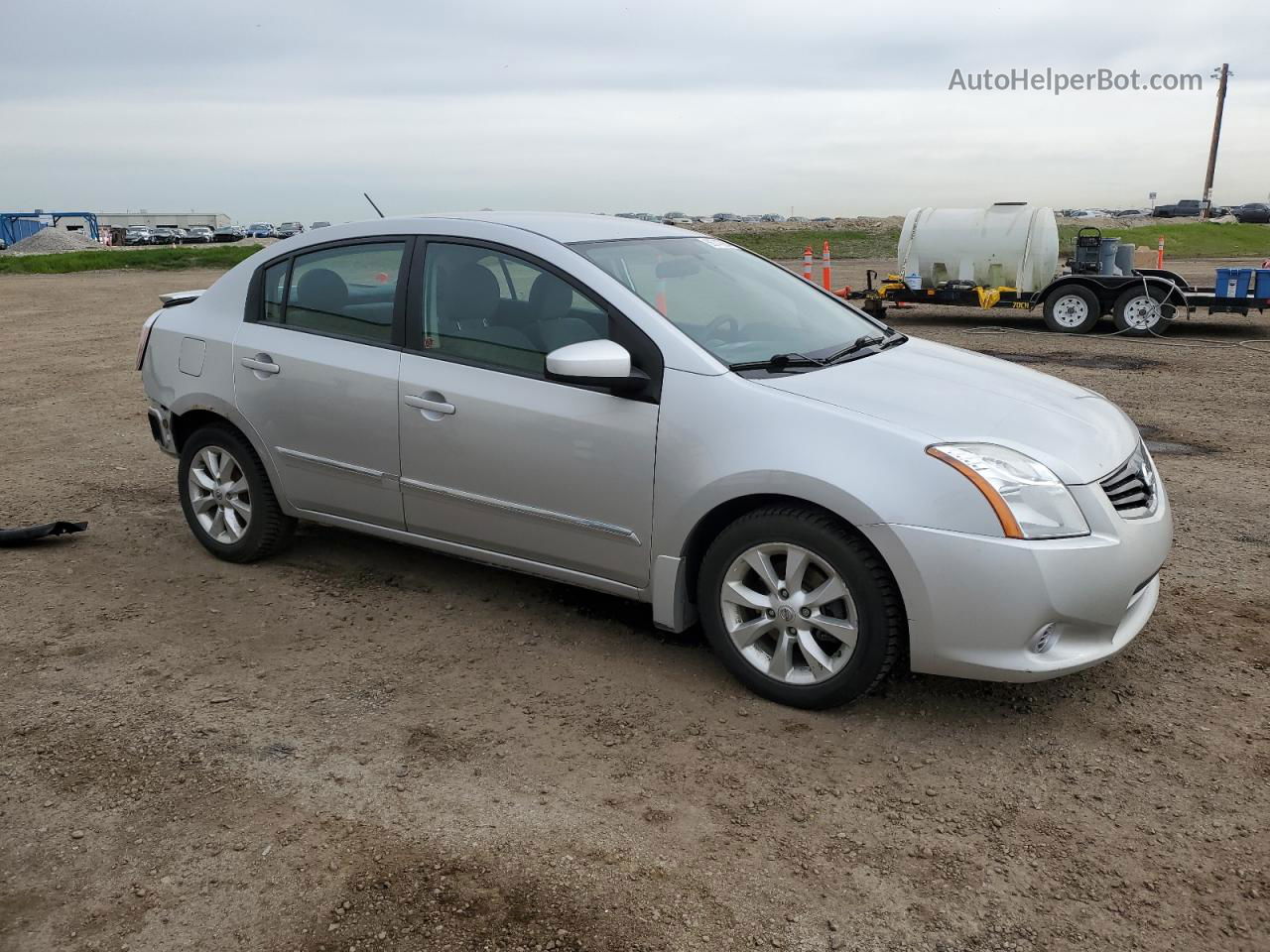 2012 Nissan Sentra 2.0 Silver vin: 3N1AB6AP5CL664589