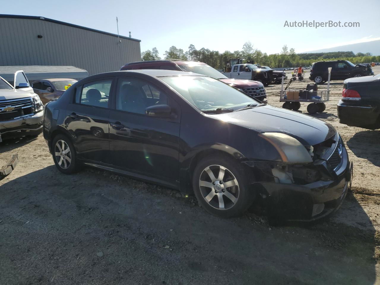 2012 Nissan Sentra 2.0 Черный vin: 3N1AB6AP5CL677407