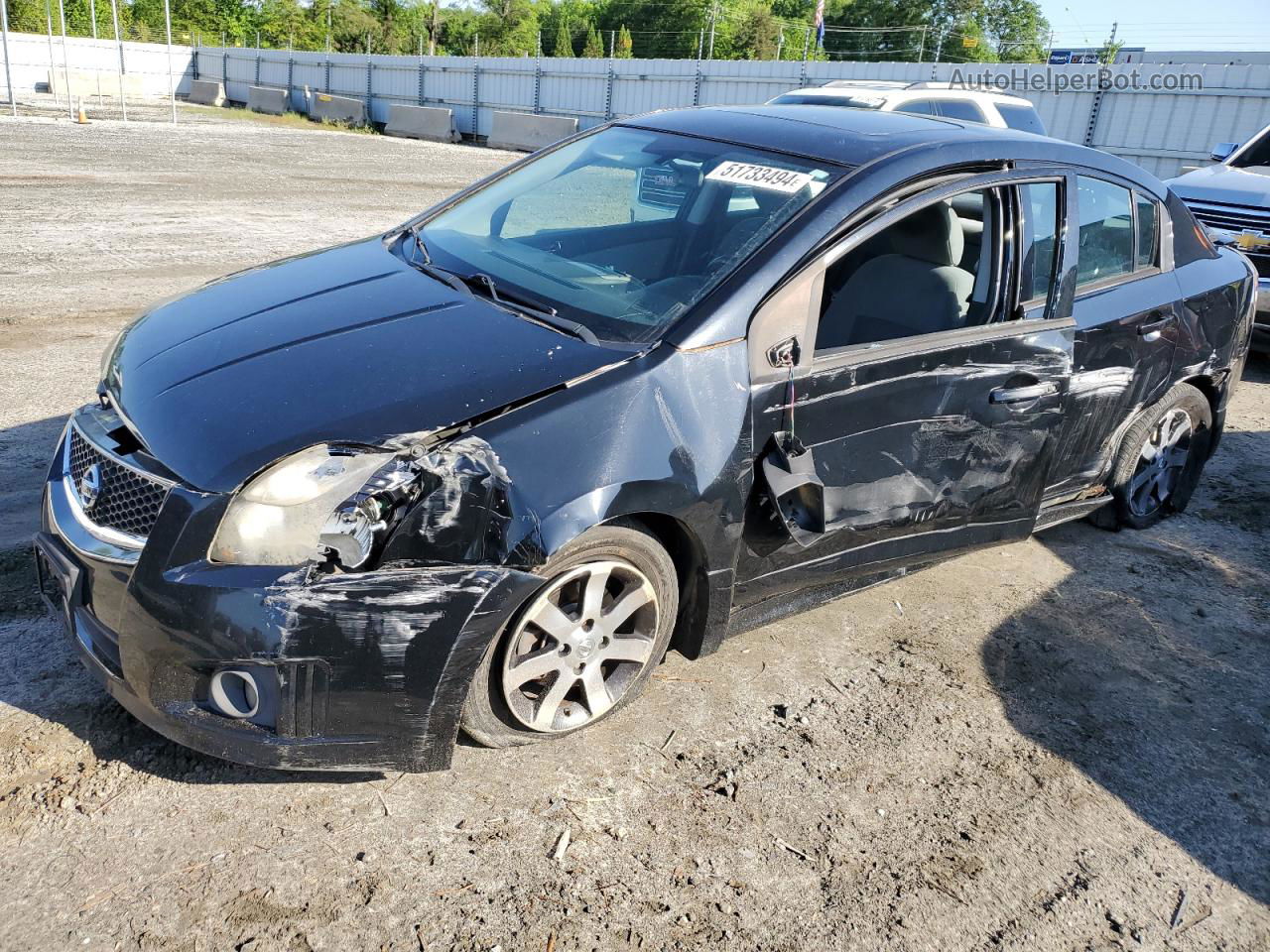 2012 Nissan Sentra 2.0 Black vin: 3N1AB6AP5CL677407