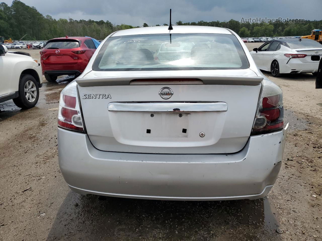 2012 Nissan Sentra 2.0 Silver vin: 3N1AB6AP5CL677889