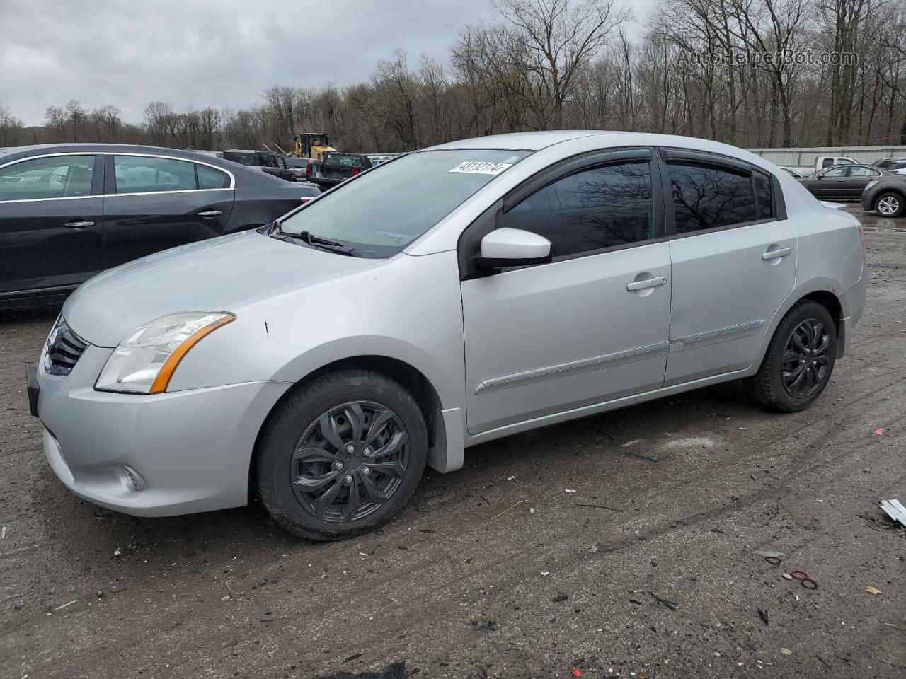 2012 Nissan Sentra 2.0 Silver vin: 3N1AB6AP5CL690996