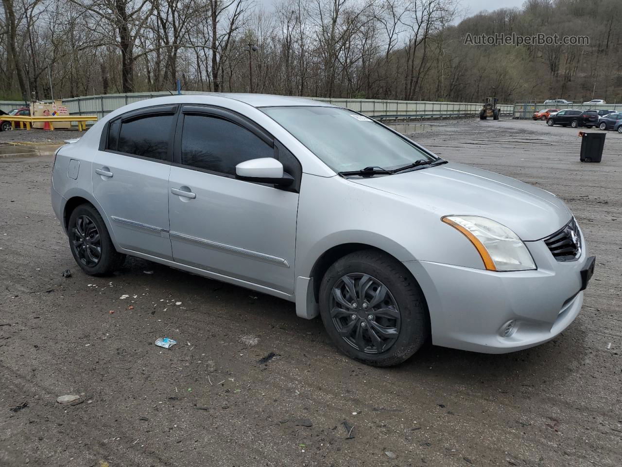 2012 Nissan Sentra 2.0 Silver vin: 3N1AB6AP5CL690996