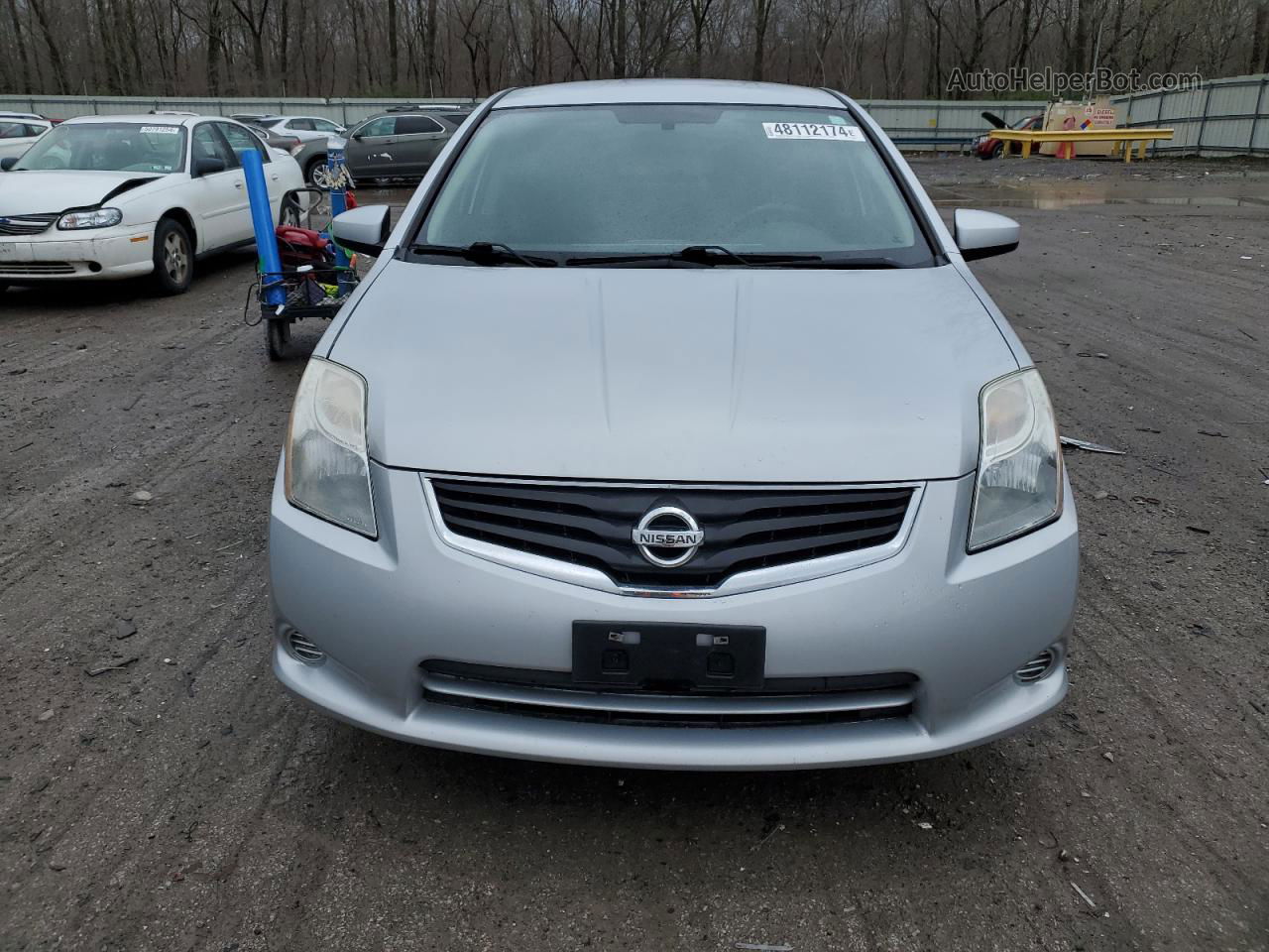 2012 Nissan Sentra 2.0 Silver vin: 3N1AB6AP5CL690996