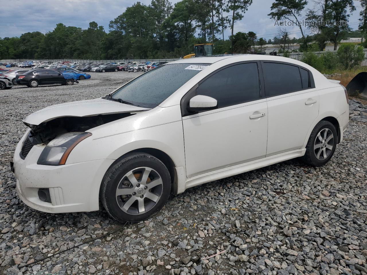 2012 Nissan Sentra 2.0 White vin: 3N1AB6AP5CL709191