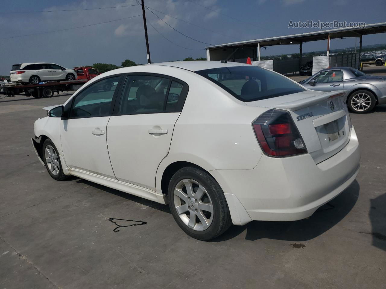 2012 Nissan Sentra 2.0 White vin: 3N1AB6AP5CL756494