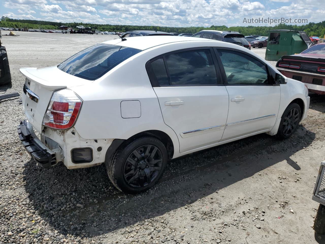 2012 Nissan Sentra 2.0 White vin: 3N1AB6AP5CL777149