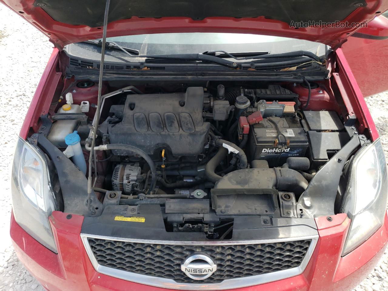 2012 Nissan Sentra 2.0 Red vin: 3N1AB6AP5CL784263