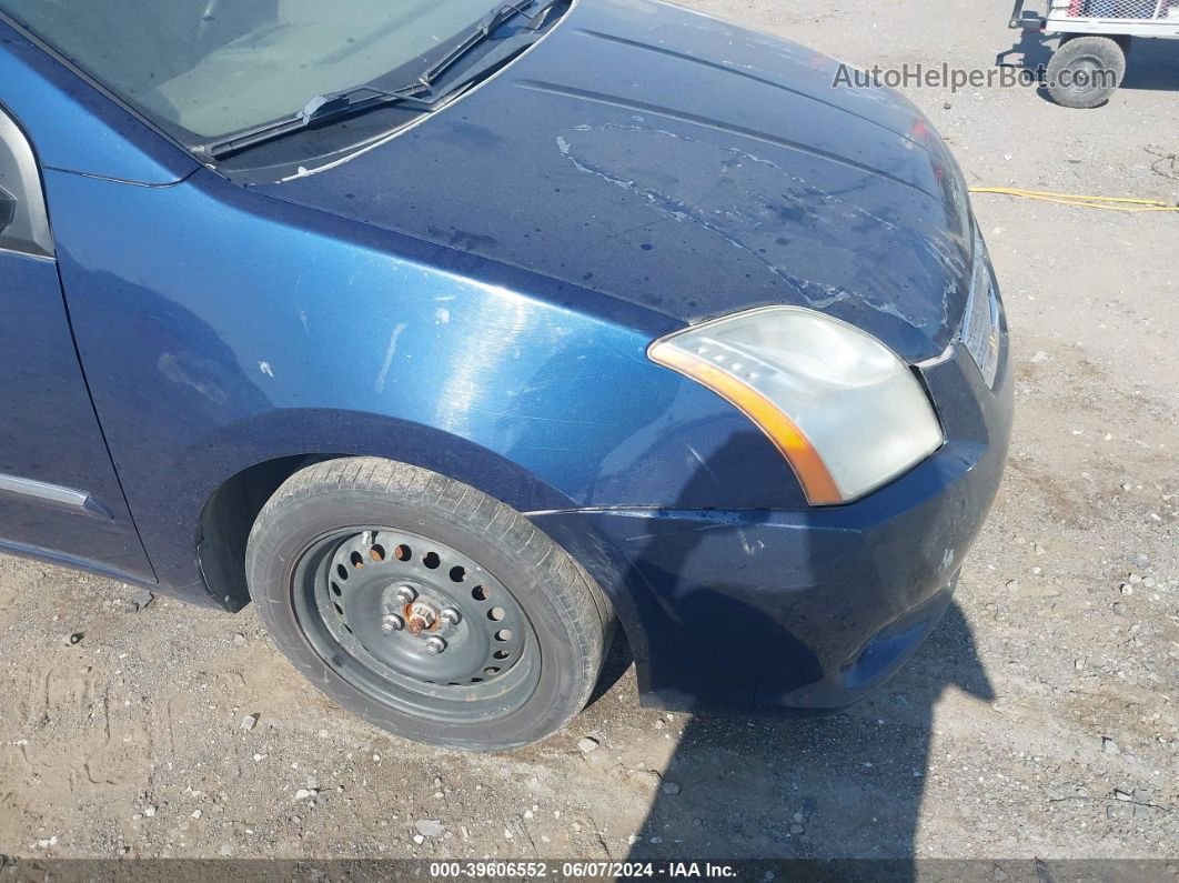 2012 Nissan Sentra 2.0 S Dark Blue vin: 3N1AB6AP6CL662270