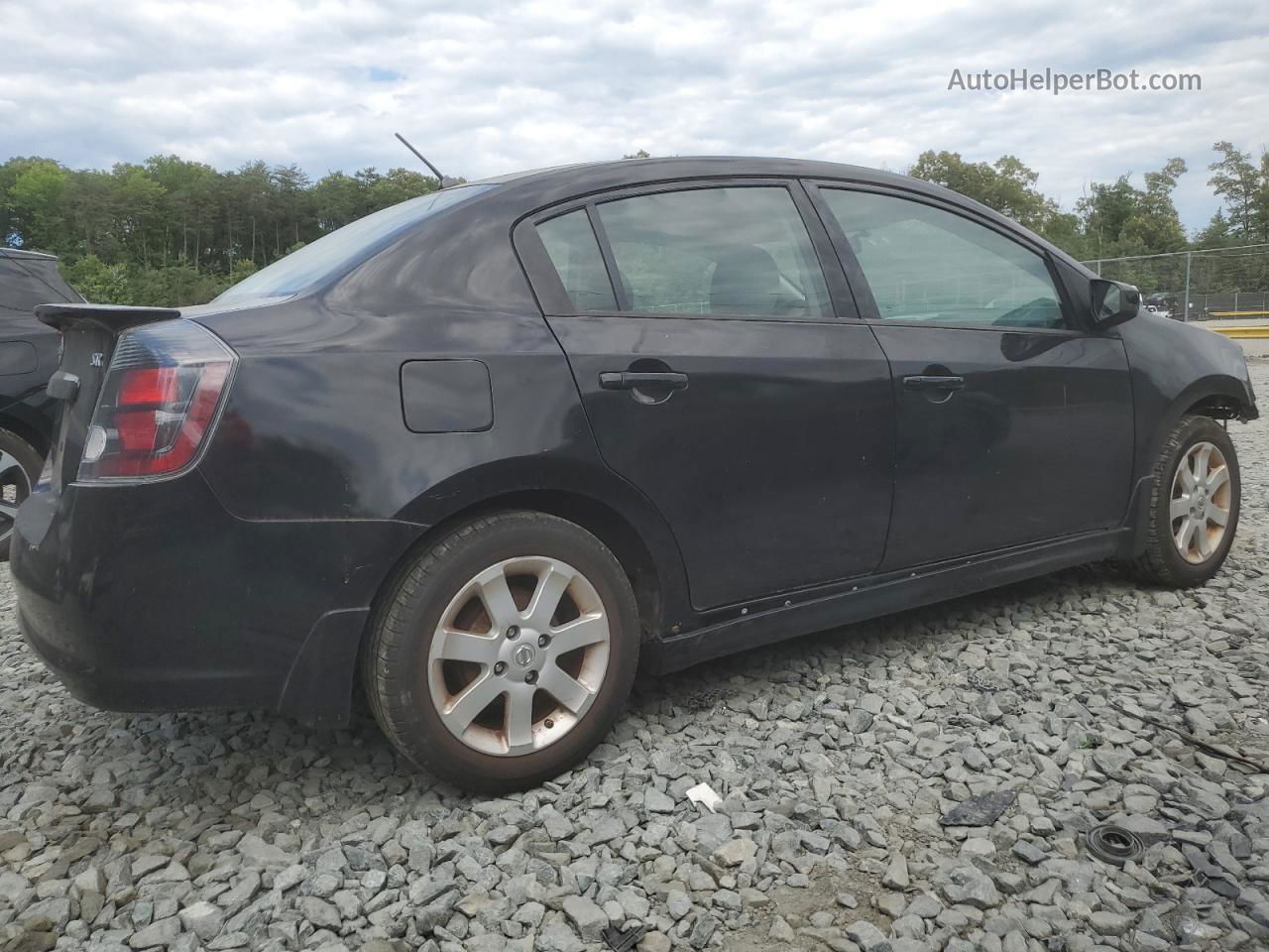 2012 Nissan Sentra 2.0 Черный vin: 3N1AB6AP6CL694975