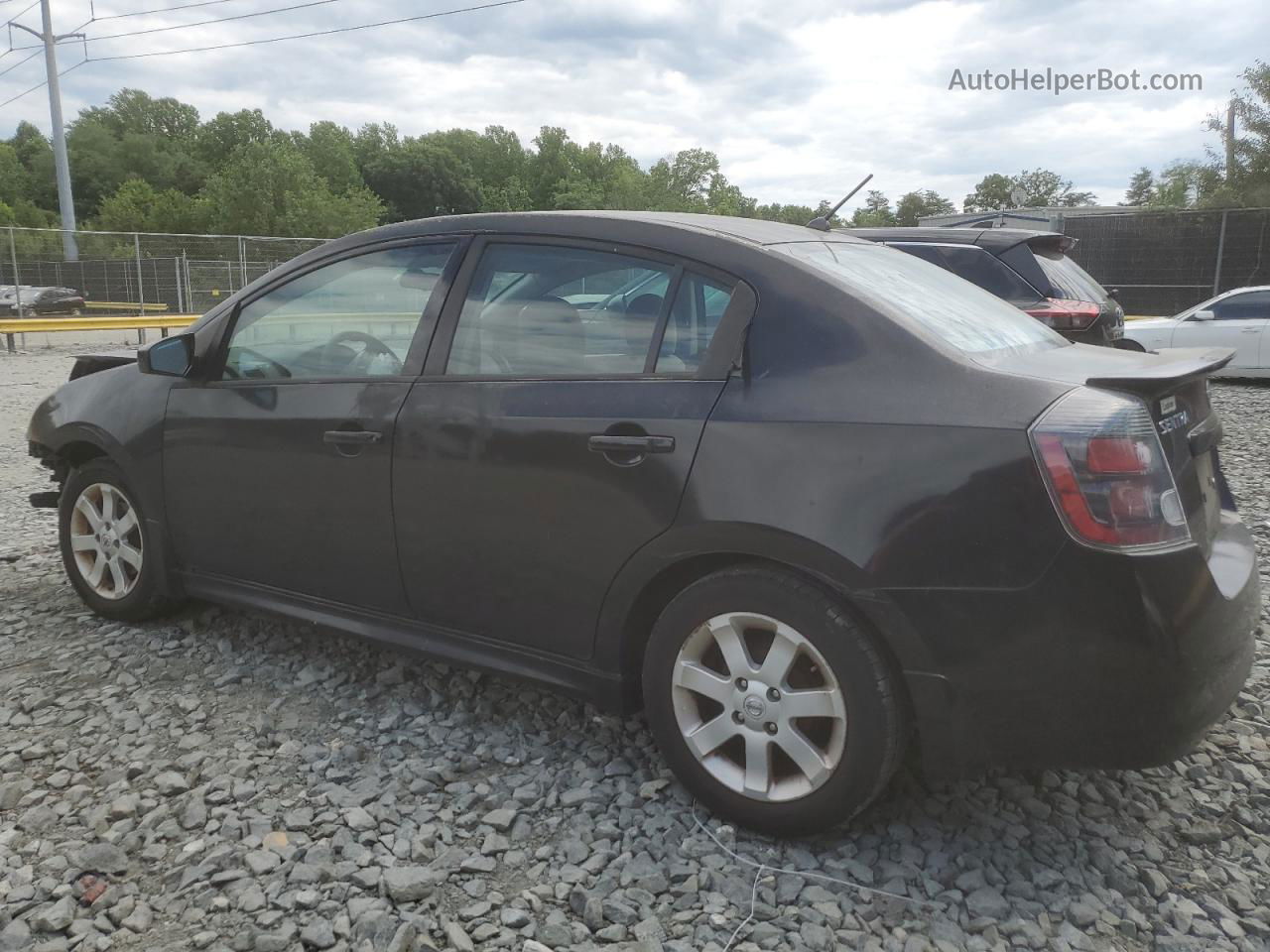 2012 Nissan Sentra 2.0 Черный vin: 3N1AB6AP6CL694975