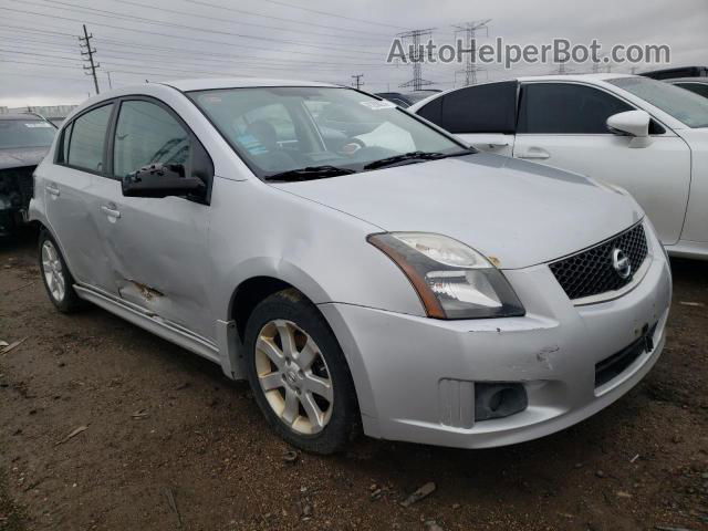 2012 Nissan Sentra 2.0 Серебряный vin: 3N1AB6AP6CL696001