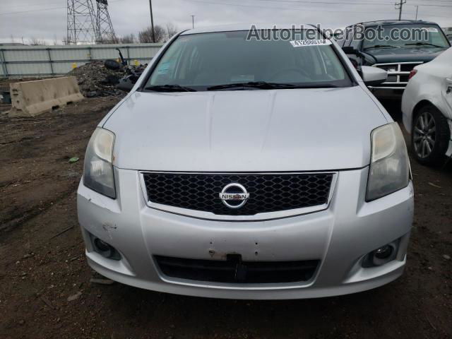 2012 Nissan Sentra 2.0 Silver vin: 3N1AB6AP6CL696001