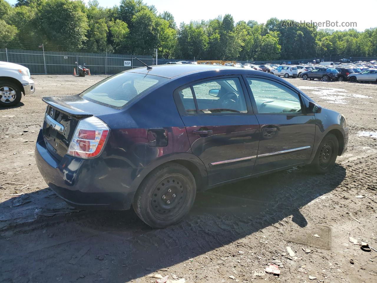 2012 Nissan Sentra 2.0 Blue vin: 3N1AB6AP6CL725447