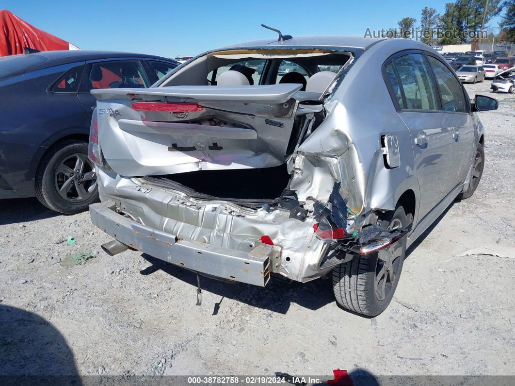 2012 Nissan Sentra 2.0 Sr Silver vin: 3N1AB6AP6CL751840