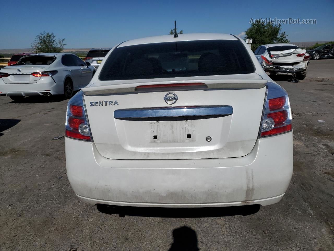 2012 Nissan Sentra 2.0 White vin: 3N1AB6AP6CL762420