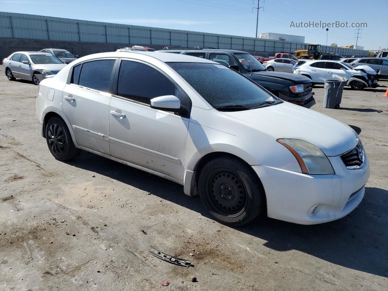 2012 Nissan Sentra 2.0 White vin: 3N1AB6AP6CL762420