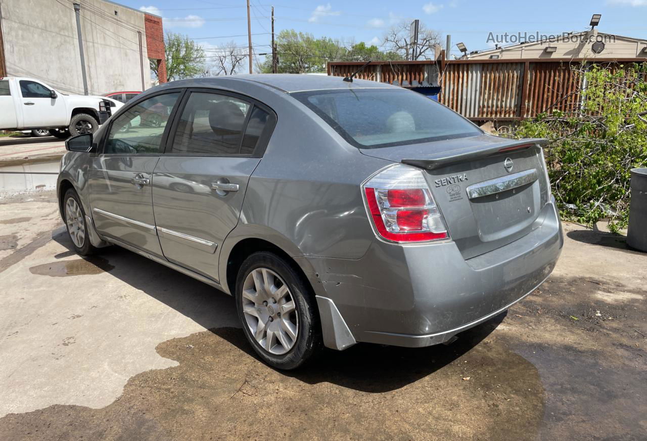 2012 Nissan Sentra 2.0 Gray vin: 3N1AB6AP6CL767276