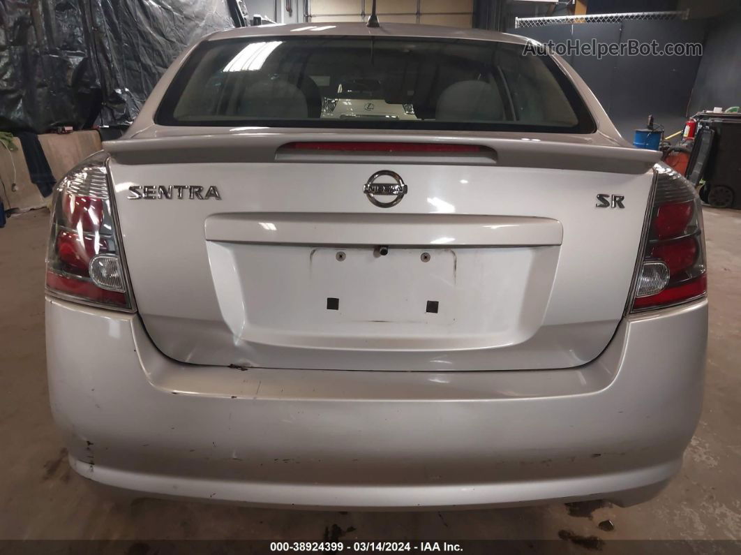 2012 Nissan Sentra 2.0 Sr Серебряный vin: 3N1AB6AP7CL613255