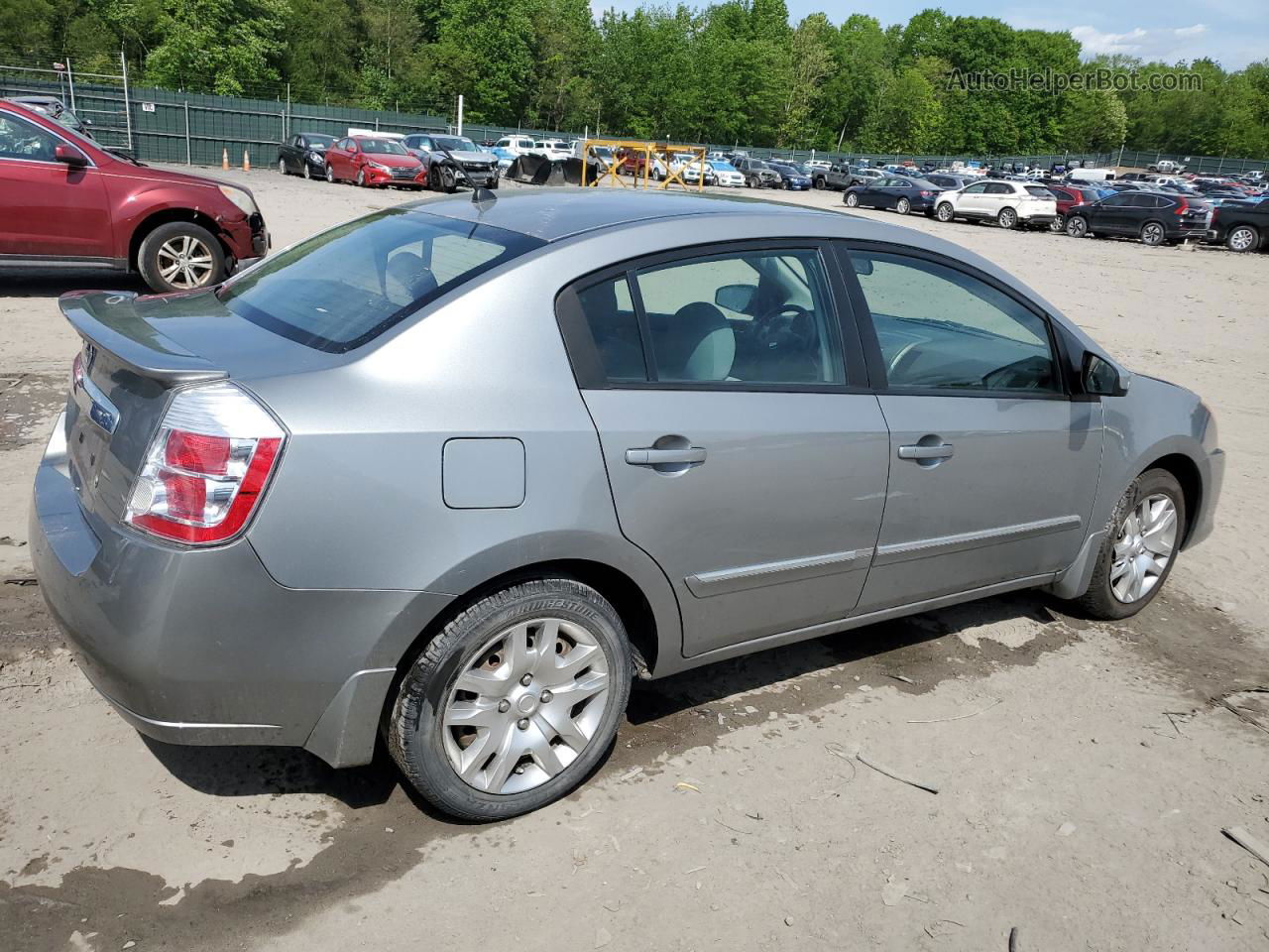 2012 Nissan Sentra 2.0 Silver vin: 3N1AB6AP7CL691177