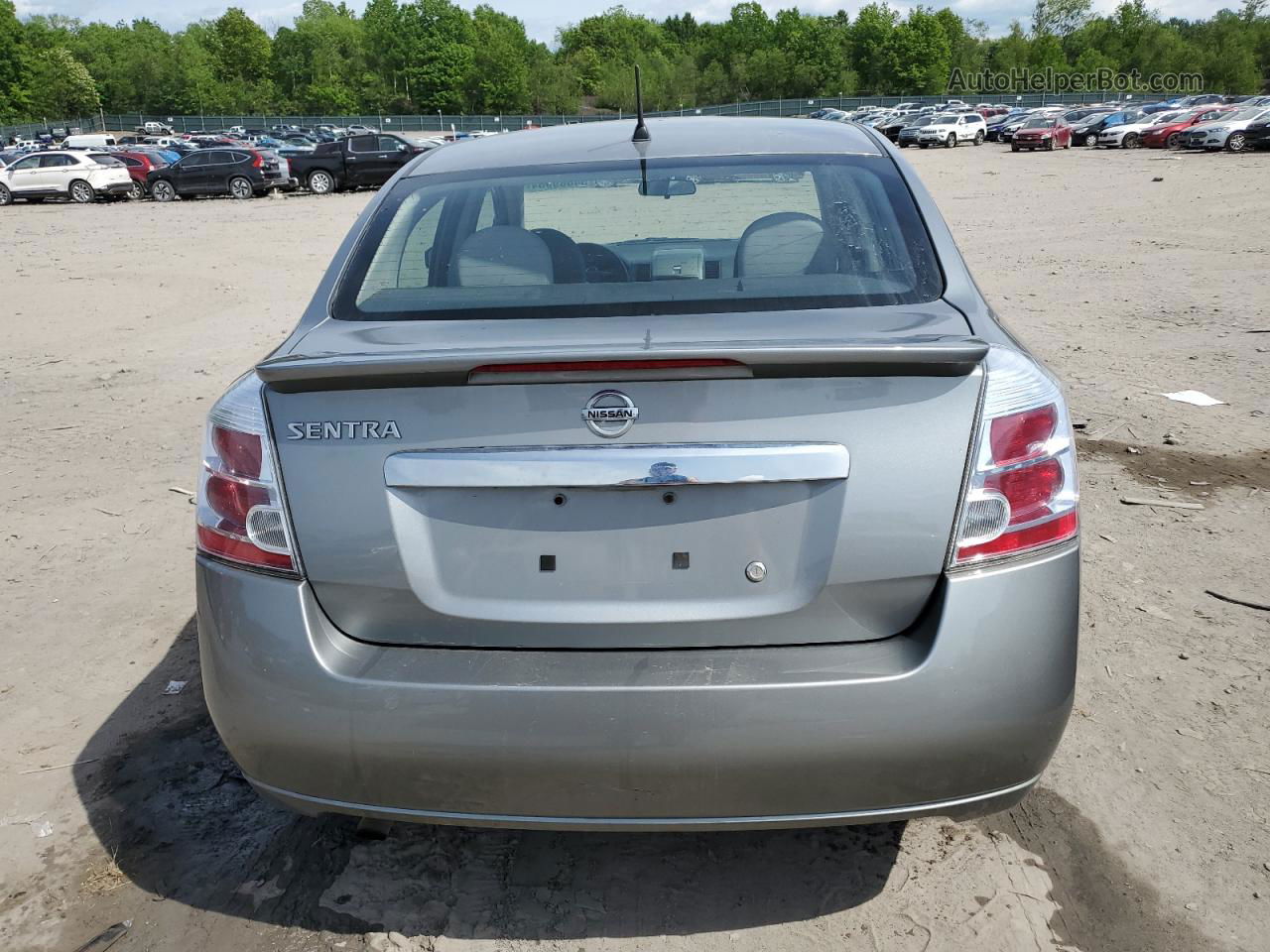 2012 Nissan Sentra 2.0 Silver vin: 3N1AB6AP7CL691177