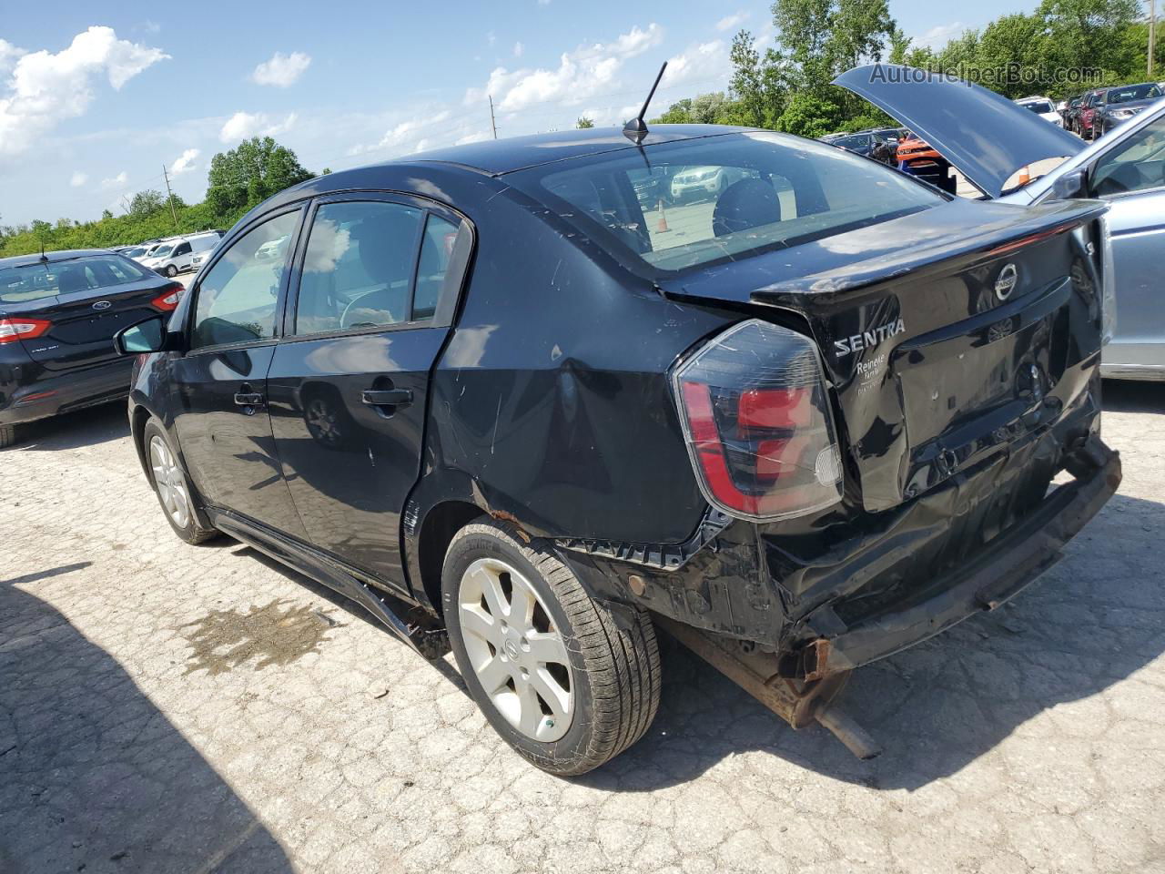 2012 Nissan Sentra 2.0 Черный vin: 3N1AB6AP7CL707443