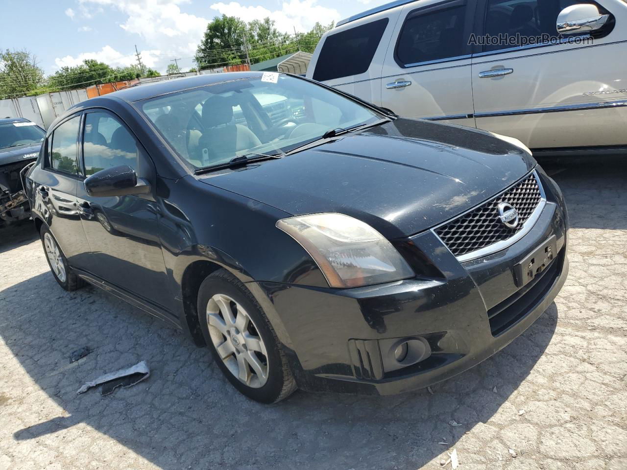 2012 Nissan Sentra 2.0 Черный vin: 3N1AB6AP7CL707443