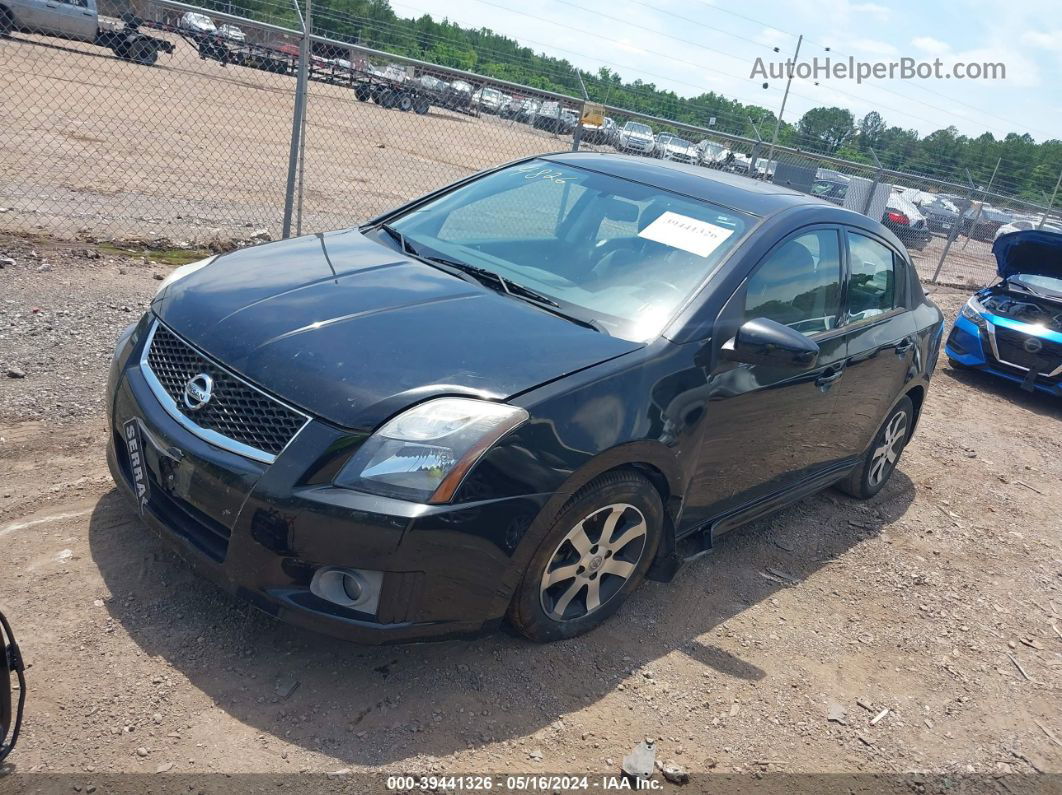 2012 Nissan Sentra 2.0 Sr Black vin: 3N1AB6AP7CL720371