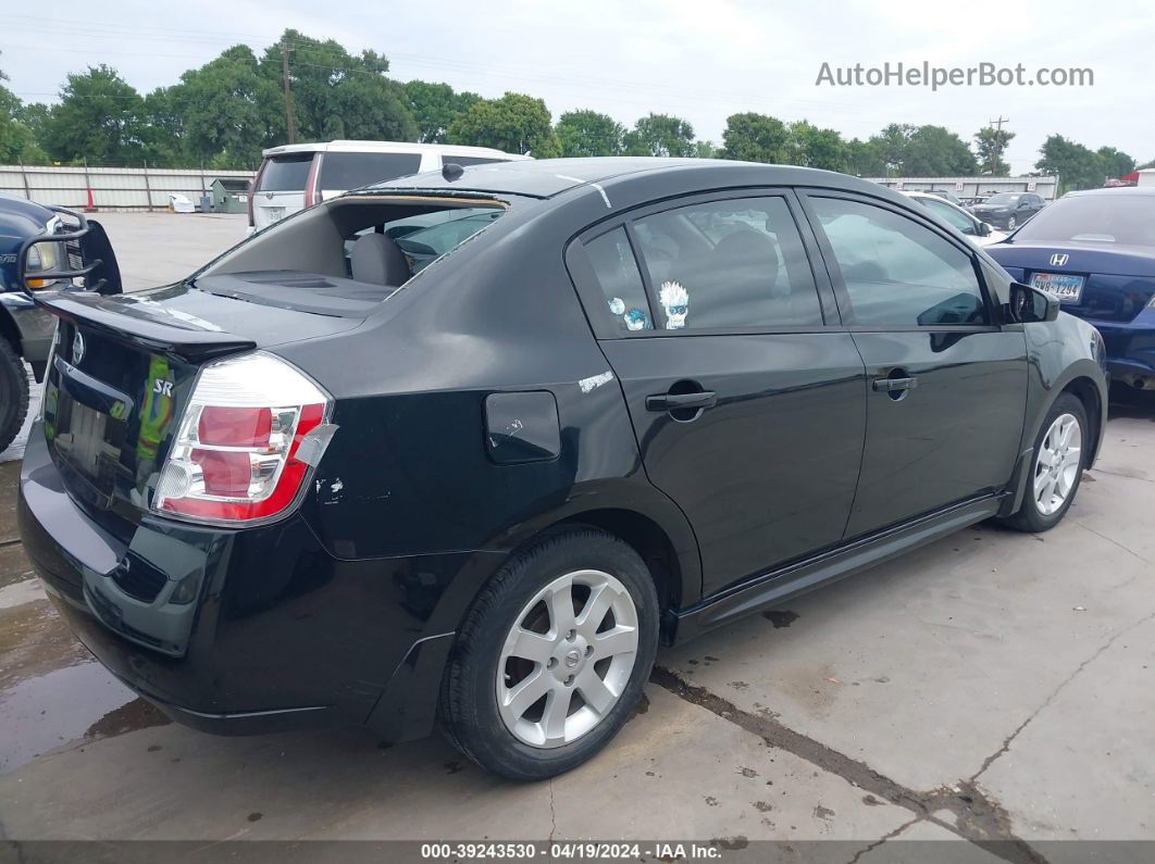 2012 Nissan Sentra 2.0 Sr Black vin: 3N1AB6AP7CL777508