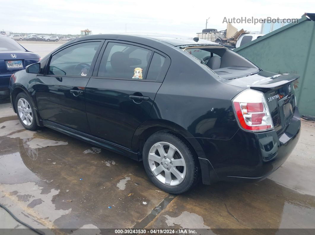 2012 Nissan Sentra 2.0 Sr Black vin: 3N1AB6AP7CL777508