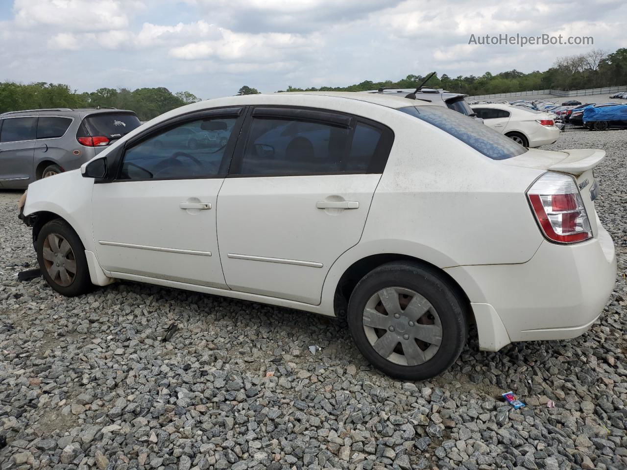 2012 Nissan Sentra 2.0 Белый vin: 3N1AB6AP8CL606363