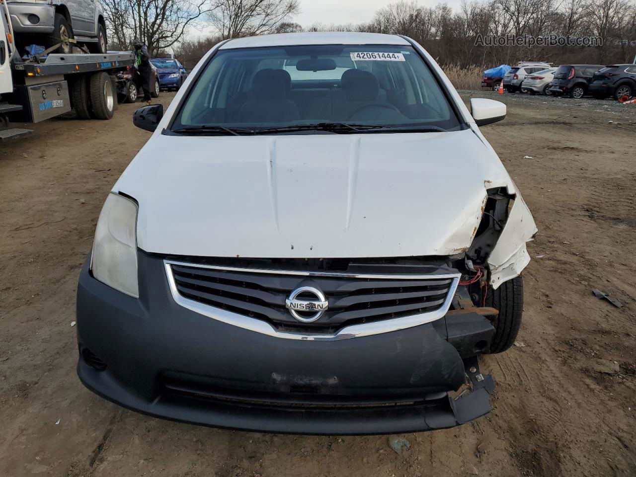 2012 Nissan Sentra 2.0 White vin: 3N1AB6AP8CL632378