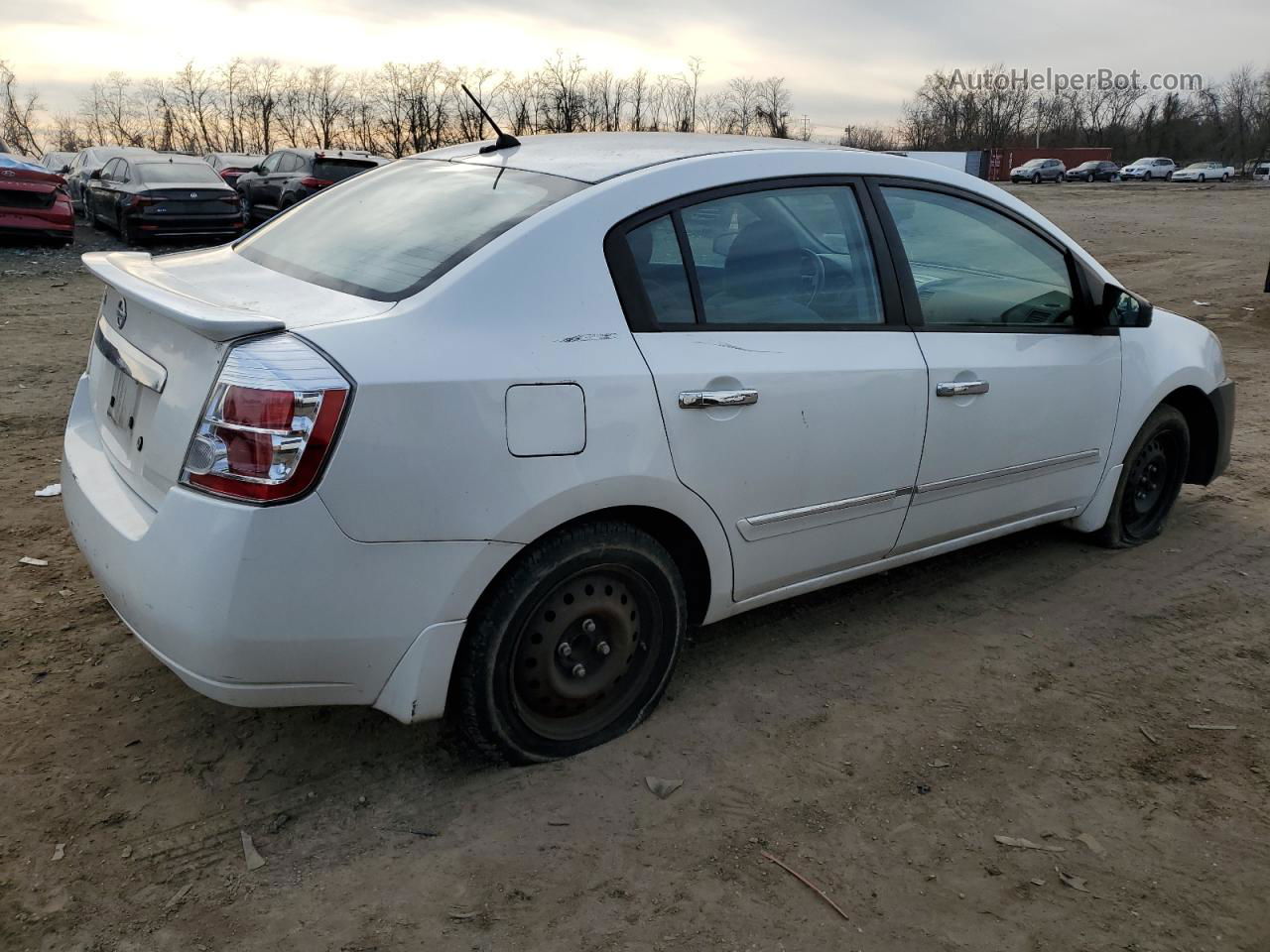 2012 Nissan Sentra 2.0 White vin: 3N1AB6AP8CL632378