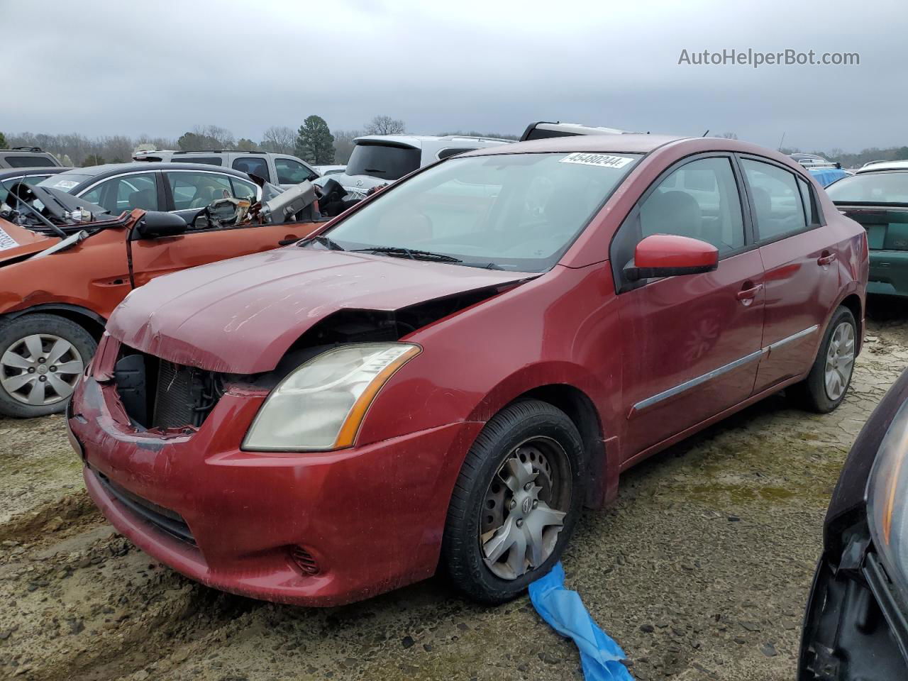 2012 Nissan Sentra 2.0 Red vin: 3N1AB6AP8CL659001