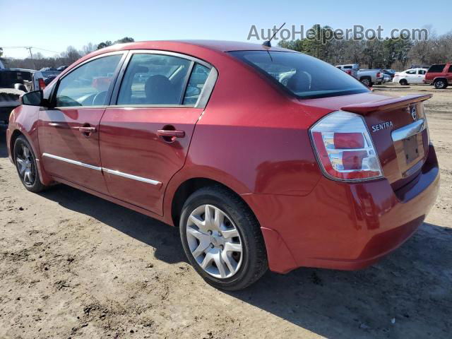 2012 Nissan Sentra 2.0 Red vin: 3N1AB6AP8CL659001