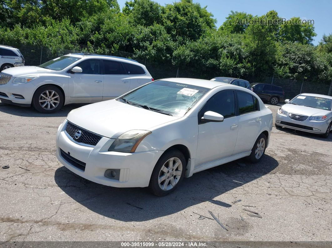 2012 Nissan Sentra 2.0 Sr Белый vin: 3N1AB6AP8CL662559