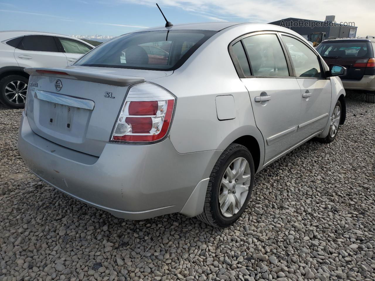 2012 Nissan Sentra 2.0 Silver vin: 3N1AB6AP8CL667115