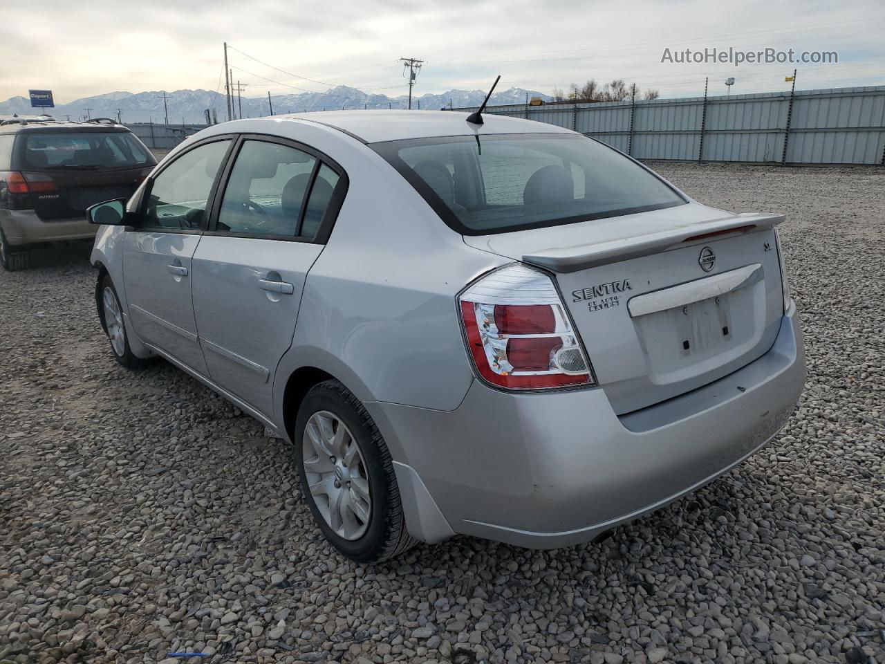 2012 Nissan Sentra 2.0 Silver vin: 3N1AB6AP8CL667115