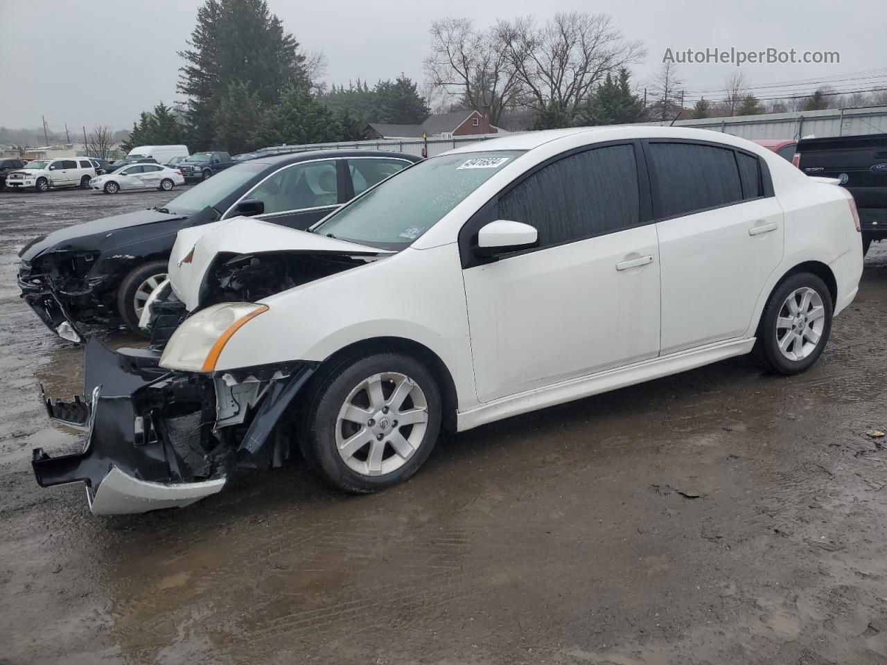 2012 Nissan Sentra 2.0 White vin: 3N1AB6AP8CL678180