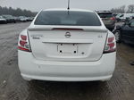 2012 Nissan Sentra 2.0 White vin: 3N1AB6AP8CL678180