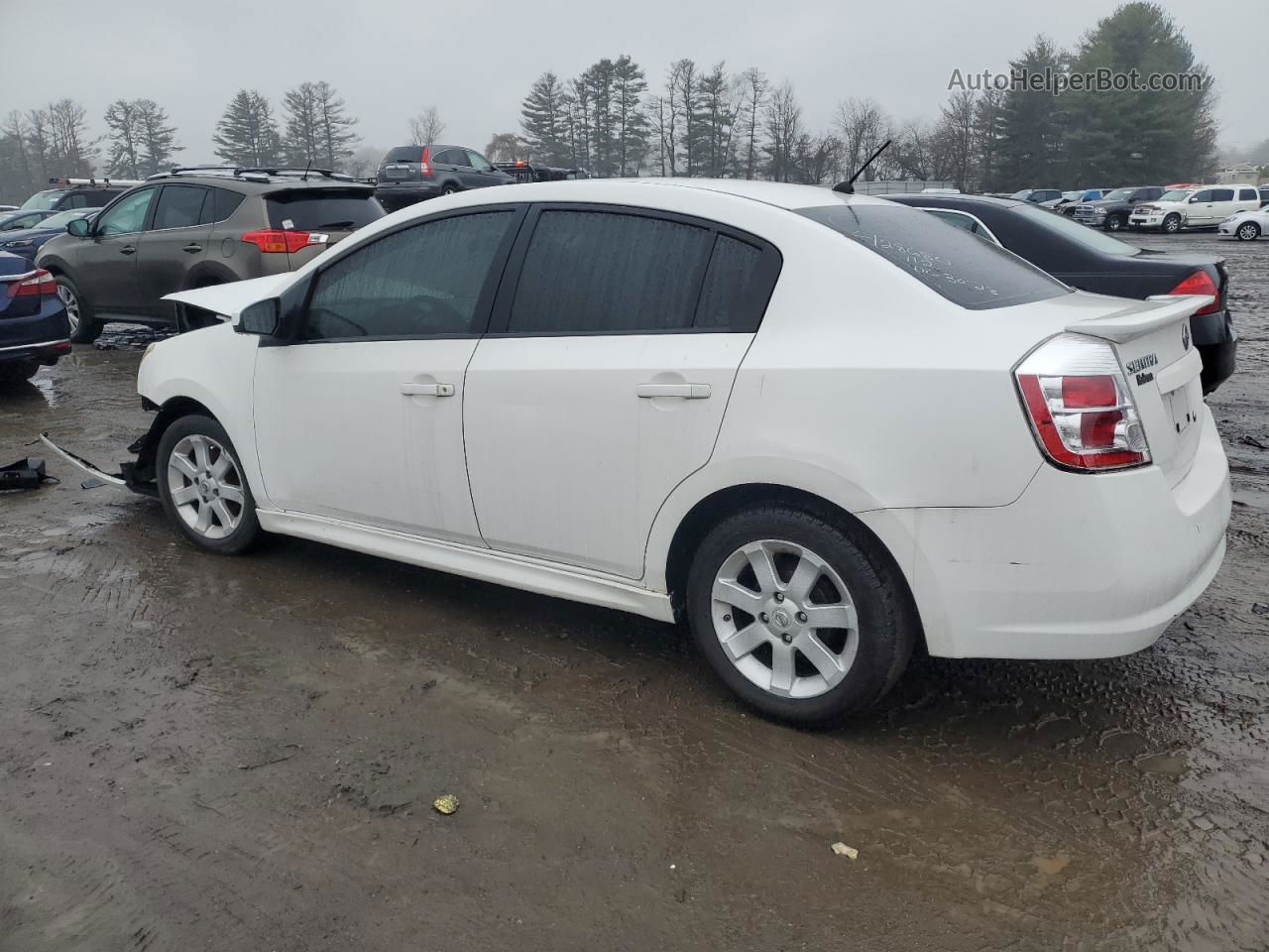 2012 Nissan Sentra 2.0 White vin: 3N1AB6AP8CL678180