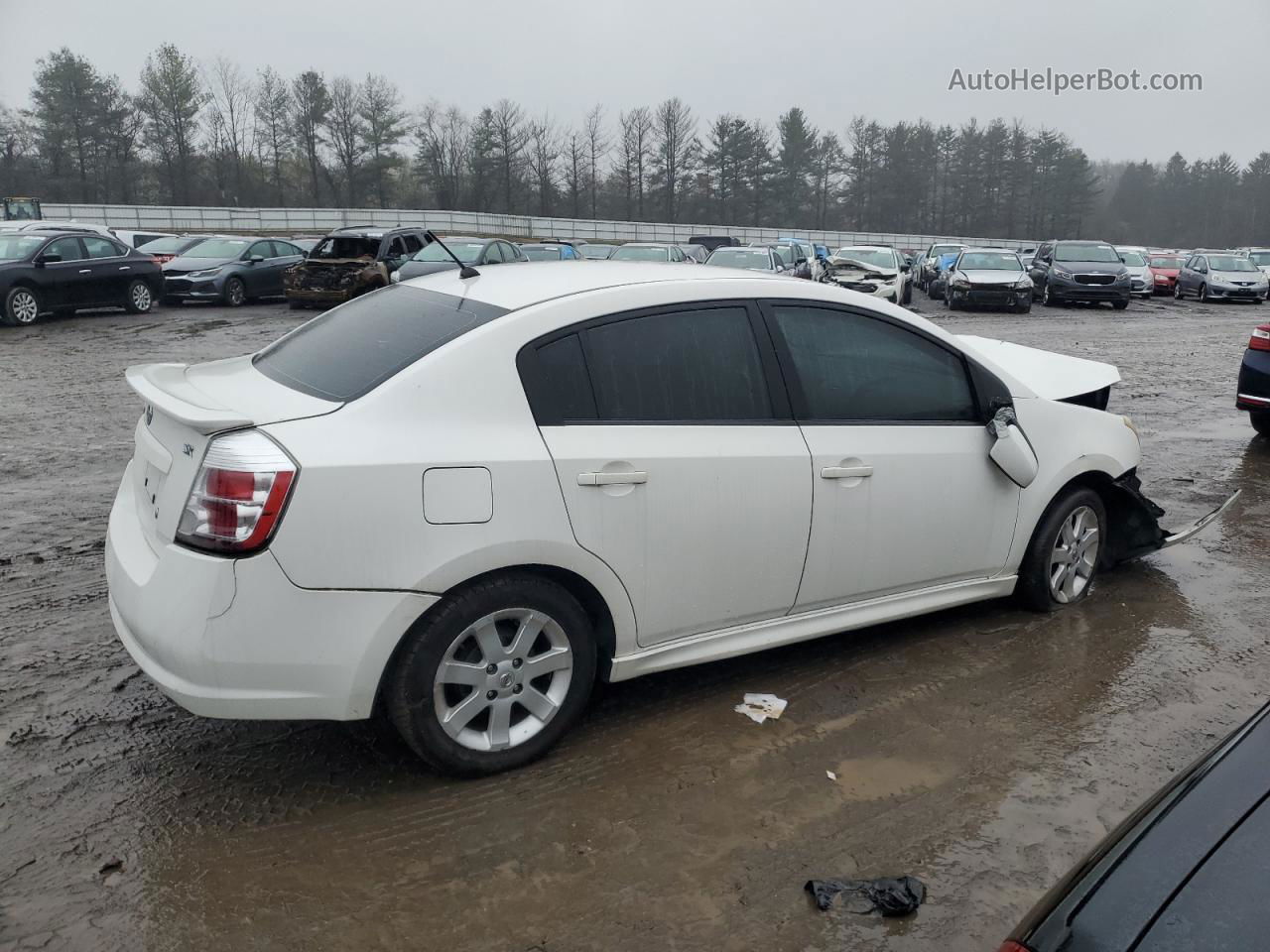 2012 Nissan Sentra 2.0 White vin: 3N1AB6AP8CL678180