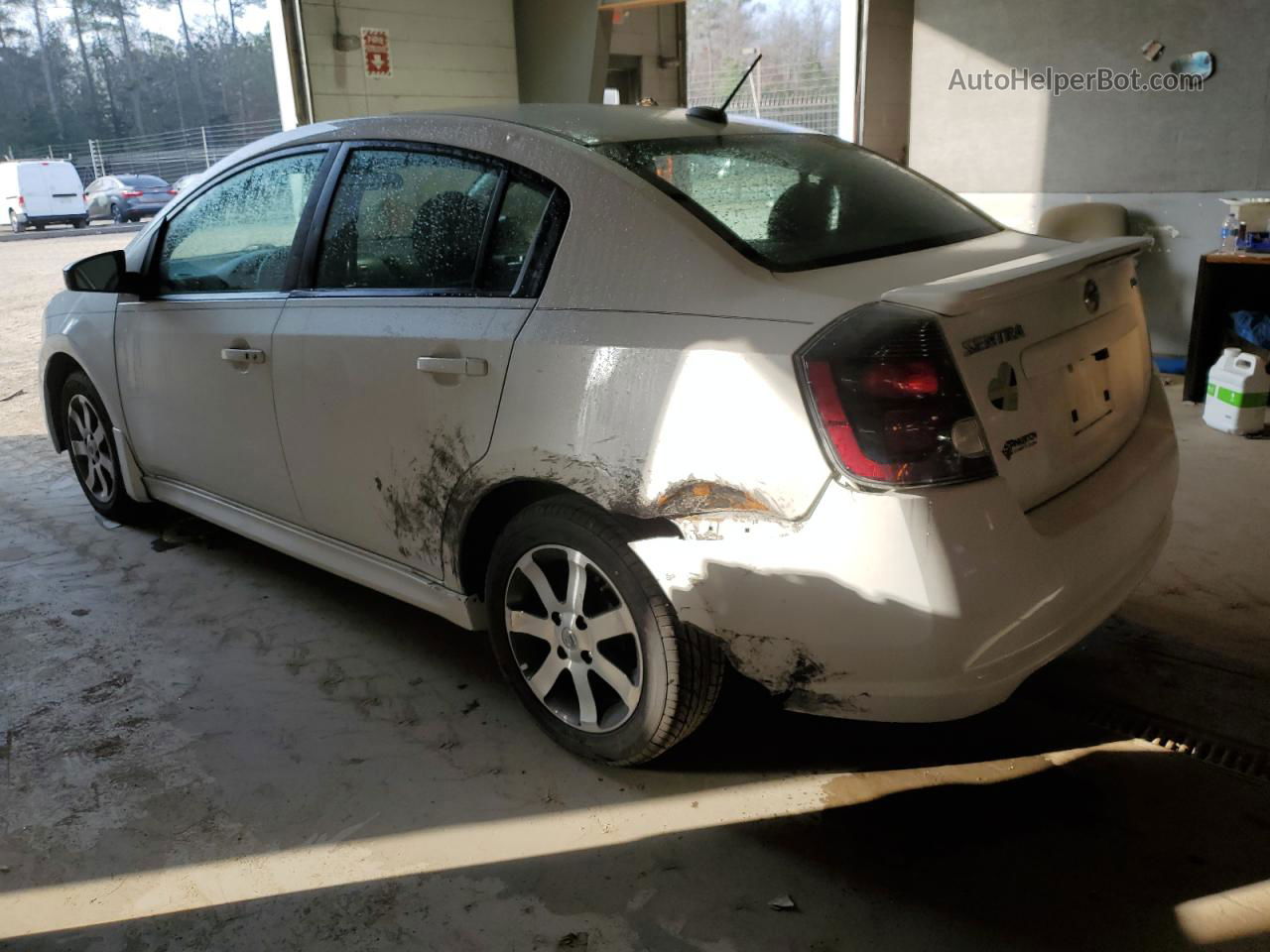 2012 Nissan Sentra 2.0 White vin: 3N1AB6AP8CL708617