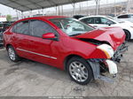 2012 Nissan Sentra 2.0 S Red vin: 3N1AB6AP8CL720377