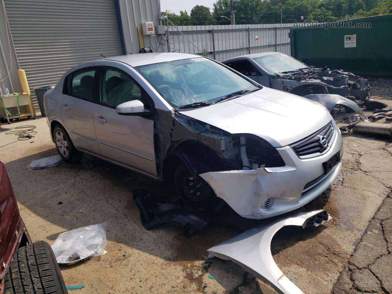 2012 Nissan Sentra 2.0 Silver vin: 3N1AB6AP8CL726471